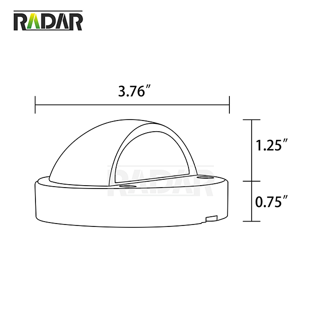 RDL-8306-BBR 방수 청동 야외 데크 라이트